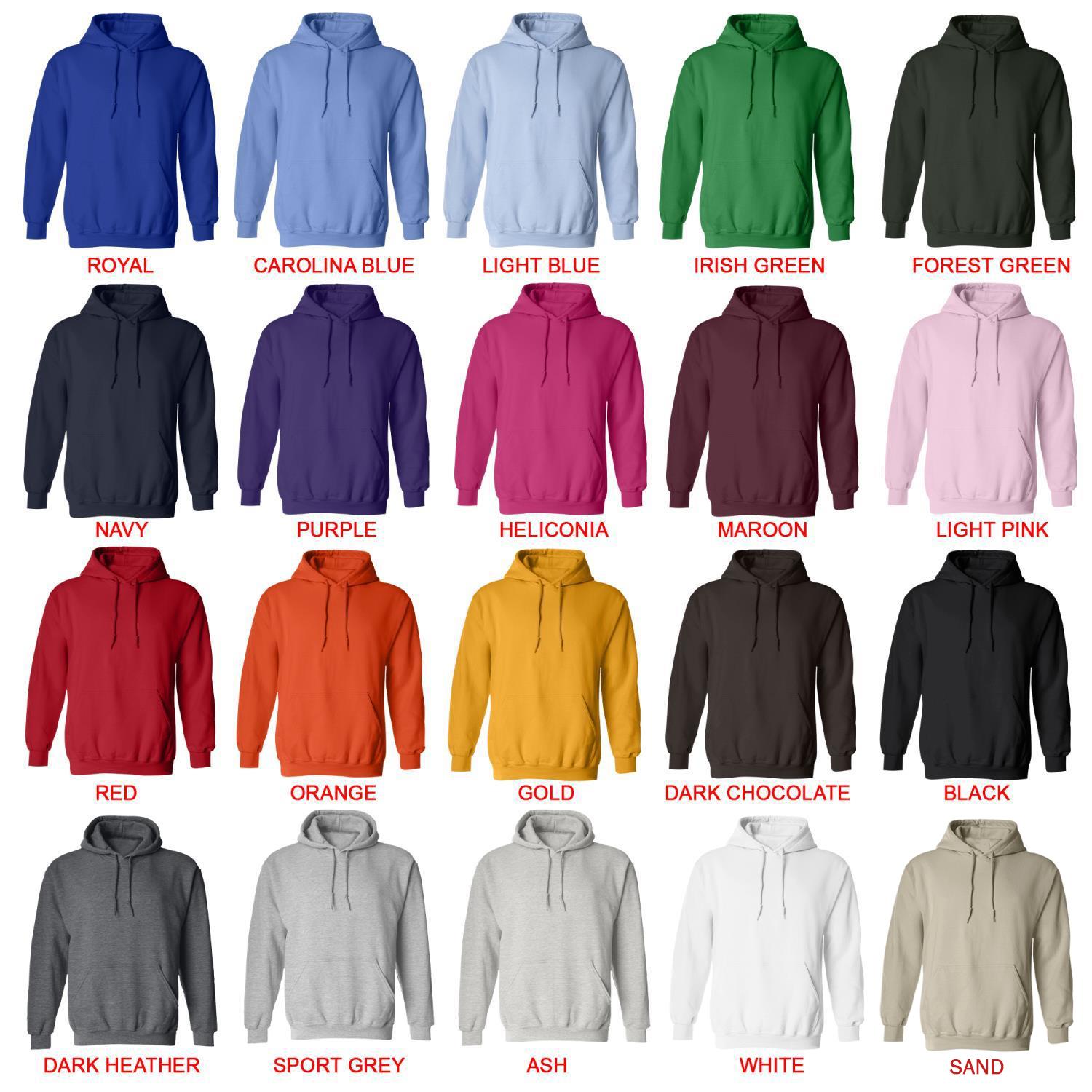 hoodie color chart - Alien Stage Merch