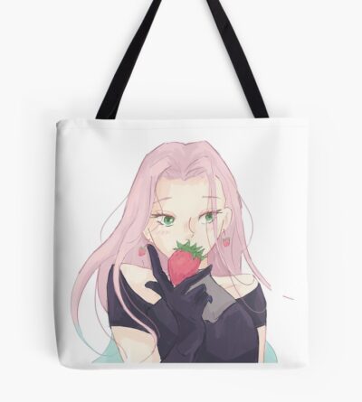 Mizi With Strawberry Tote Bag