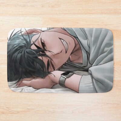 Upscaled Ivan Smiling Bath Mat