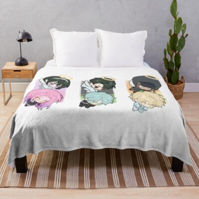 The Guardian Angels Of Alien Stage Throw Blanket