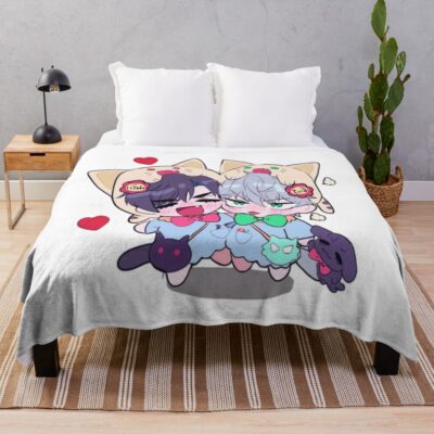 First Photo Together Ivantill Throw Blanket