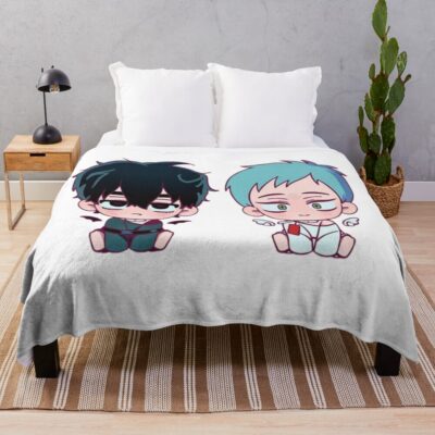 Alnst Cute Ivan X Till Throw Blanket
