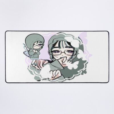 Sua A Cute Girl With Black Hair Mouse Pad