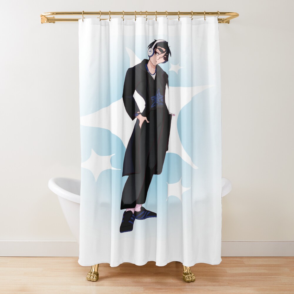 Ivan Alien Stage Start Shower Curtain
