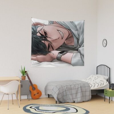 Upscaled Ivan Smiling Tapestry