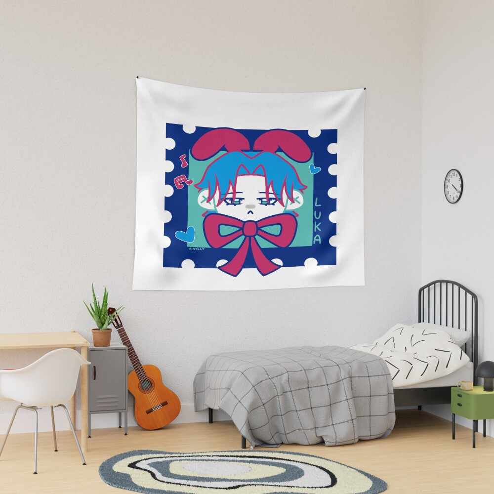 Luka Stamp Chibi Cute Tapestry