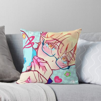 Alien Stage Luka Super Shy Throw Pillow