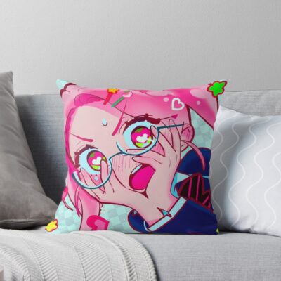 Alien Stage Mizi Huh Throw Pillow