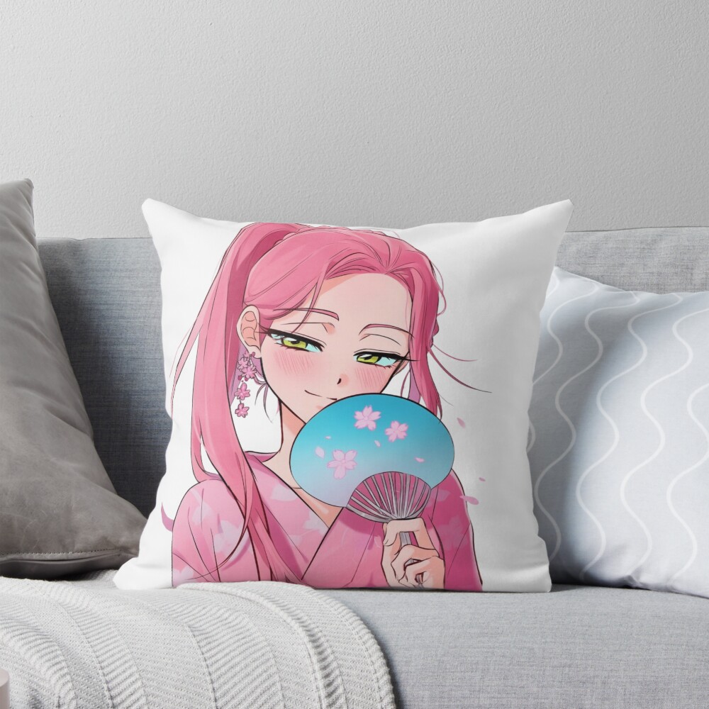 Mizi Summer Festival Throw Pillow