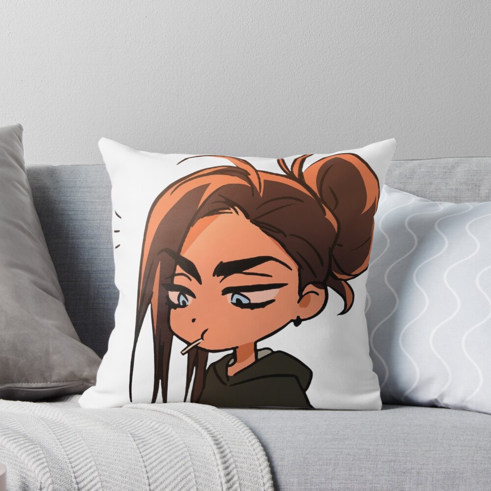 Hyuna Seems Bored Throw Pillow