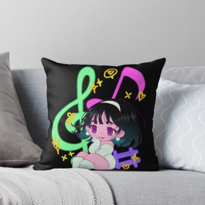 Alien Stage Sua Colorful Throw Pillow