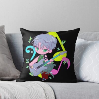 Alien Stage Till Colorful Throw Pillow