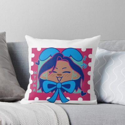 Hyuna Stamp Smile Chibi Throw Pillow